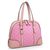 Pink denim tote