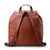 Brown original leather backpack