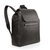 Black original leather backpack