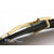 Gold Metal H Blue&Black Belt HB-G-BLU