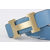 Gold Metal H Blue&Black Belt HB-G-BLU