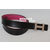 Nickel Ice Metal Pink&Black Belt