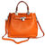 Orange LYCHEE LEATHER Kelly 32cm