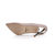 Light gold fabric pointed head pump