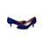 Blue Rhinestone point head pump