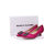 Fuchsia Rhinestone point head pump