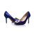 Blue satin point head pump