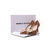 Beige satin point head pump