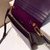 Leather flap shoulder bag