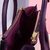 Purple with pink leather handle bag