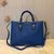 Original goat skin leather handle tote bag