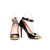 Patent leather point head pump