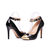 Patent leather point head pump