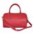 Fuschia Saffiano Leather Column Handle Bag