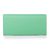 Green Saffiano Leather Button Flap Closure Wallet