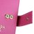 Fuschia Saffiano Leather Card Holder