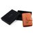 Orange Saffiano Leather Card Holder