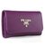 Purple Leather Key Holder