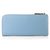 Light Blue Saffiano Leather Bowknot Wallet