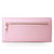 Light Pink Saffiano Leather Bow-tie Wallet