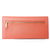 Orange Saffiano Leather Bow-tie Wallet