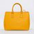 Yellow Saffiano Leather Classic Handbag