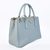 Light Blue Saffiano Leather Classic Handbag