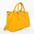 Yellow Saffiano Leather Classic Handbag