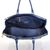 Dark Blue Saffiano Leather Classic Large Handbag