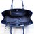 Dark Blue Saffiano Leather Classic Medium Handbag