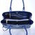 Blue Saffiano Leather Classic 33CM Handbag