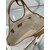linen blend and leather bag