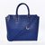 Dark Blue Saffiano Leather Classic 34CM Handbag