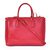 Red Saffiano Leather Classic 33CM Medium Handbag