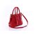 Red Saffiano Leather Classic Handbag