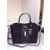 Calf hair leather handle bag