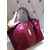 Calf hair leather handle bag