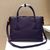 Original leather zipper handle bag lady briefcase