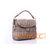 Ruched Nappa Leather Gaufre Pattina Flap Handle Bag