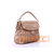 Ruched Nappa Leather Gaufre Pattina Flap Handle Bag