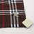 Cotton Fabric Brown Check Pattern Scarf