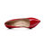 Red patent leather point head pump