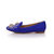 Positions Logo Blue Suede Loafer