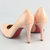 Pink Patent Leather Round-end Pump