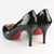 Black Patent Leather Platform Pump