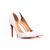 White Patent Leather Pump