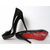 Black Patent Leather  Red Sole(Platform) Pump