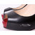 Black Lambskin Leather Red Sole (peep toe & platform) Pump