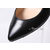 Black Lambskin pointed pump