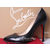 Black Lambskin pointed pump